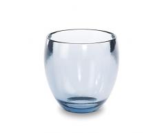 Umbra Droplet Zahnputzbecher, Zahnbürstenhalter, Mundbecher und Becher für Make-Up Pinsel aus Acrylglas, Denim Blau, normal