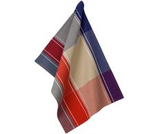 kela 11757 Geschirrtuch Frida Cupcake im Karodesign, Baumwolle, rot/blau / beige, 50 x 70 x 1 cm