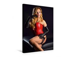 Premium Textil-Leinwand 50 x 75 cm Hoch-Format Auf dem Sofa | Wandbild, HD-Bild auf Keilrahmen, Fertigbild auf hochwertigem Vlies, Leinwanddruck von Claus Eckerlin