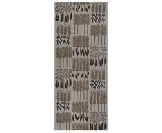 Vallila Teppich Vilja 80x200 cm beige Flach gewebt Modern Flurteppich, 200cm x 80cm