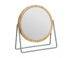 Dcasa Wandspiegel aus Bambus, 5 Stück, Dekoration für Zuhause, Unisex, für Erwachsene, Grün (dunkelgrün), einzigartig