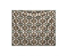 E von Design Beach Fliesen Geometrische Print Tapisserie, 203,2 x 152,4 cm braun