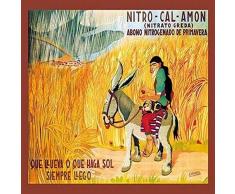 Posterazzi Spanisches Werbeposter für einen Bio-Dünger voller Nirtogen EIN spanisches Werbeposter für Bio-Kompost zur Verwendung als Dünger, aus Tieren, Mensch, Lebensmittel, Pflanzenreste