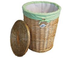 DVier, Wäschekorb, weide, beige, D.32 H.46cm, 1 Einheiten