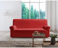 Zebra Textil Sofa, Rot