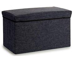AR Truhe, gepolstert, faltbar, 60 x 35 x 30 cm, Dunkelgrau