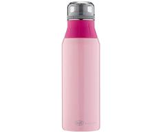 alfi Trinkflasche Edelstahl 900ml - elementBottle Pure pink - auslaufsicher, spülmaschinenfest, BPA-Free, 5357.130.090