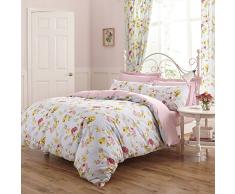 Charlotte Thomas Double Duvet Blue/Pink Madison Bettwäsche-Set für Doppelbett, Polyester-Baumwolle, rosa/blau, 200 x 200 cm, 3