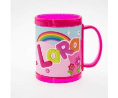 H&H 03873010035 Kinderbecher - Namensbecher, Mehrfarbig