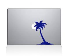 The Decal Guru Palme Aufkleber Vinyl, 33 cm (13 Zoll) MacBook Pro (2016 und neuere Modelle), Dunkelblau (2304-MAC-13X-DB)