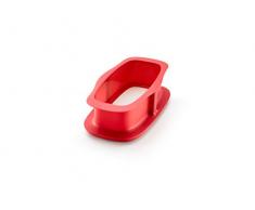 Lekue - Backform, rechteckig 24 cm rot