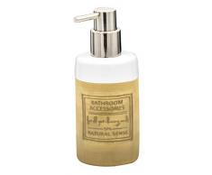 Ridder Native Seifenspender, Keramik, beige, ca. 6,9 x 6,9 x 17,1 cm