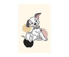 Disney Wandbild von Komar | 101 Dalmatiner Dots | Kinderzimmer, Babyzimmer, Dekoration, Kunstdruck | Größe 50x70cm (Breite x Höhe) | ohne Rahmen | WB005-50x70