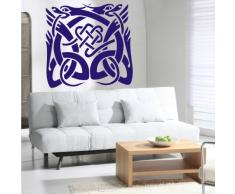 INDIGOS 4052166053648 Wandtattoo w291 Ornament Orient Wandaufkleber 80 x 80 cm blau