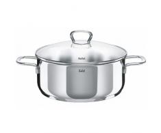 Silit Kochtopf Ø 24 cm ca. 4,1l Style Schüttrand Glasdeckel Edelstahl rostfrei poliert induktionsgeeignet spülmaschinengeeignet