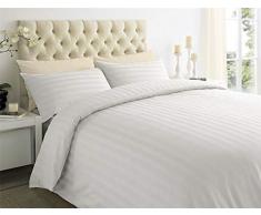 Sabar Asab Sets – Moderne, lineare, gestreifte Satin-Bettwäsche für Doppel-und King-Size-Betten, Standard