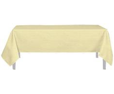 Soleil d Ocre Tischdecke schmutzabweisend Palme, Polyester, gelb, 140 x 240 cm