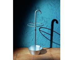 PropAmazti Scagno Schirmständer, silberfarben, Einheitsgröße