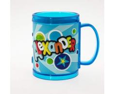 H&H 03873010011 Kinderbecher - Namensbecher, Kunststoff, Mehrfarbig