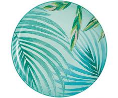 Luminarc Dessertteller Crazifolia 20,5 cm 1 Einheiten, blau, Mehrfarbig, grün, 20,5cm