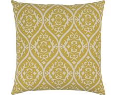 Artistic Weavers Dekokissen 22 x 22 Elfenbein, Limettengrün