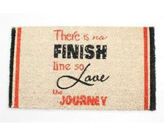 La Finesse Fußmatte aus Kokosfaser und PVC, One Size