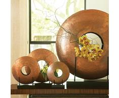 Global Views Glasvase, Kupfer-Lg, Heimdekoration