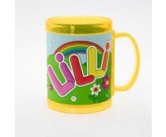 H&H 03873010044 Kinderbecher - Namensbecher, Kunststoff, Mehrfarbig