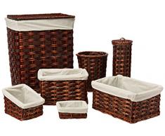 Honey-Can-Do HMP-01866-7 Stück Weidenkorb Kit