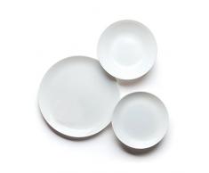 Brunch Time Excelsa Joke Tafelservice, Opal, Weiß, 18-teilig