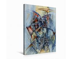 Premium Textil-Leinwand 50 x 75 cm Hoch-Format Drum Set | Wandbild, HD-Bild auf Keilrahmen, Fertigbild auf hochwertigem Vlies, Leinwanddruck von Thomas Weisenberger