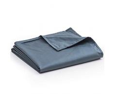 Beschwerte Decke von ynm für Kinder und Erwachsene Gewichteter Sensory Decke für Angst, ADHS und Autismus, baumwolle, Cotton Removable Cover Dark Grey, 41x60 Duvet Cover