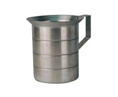 Winware Messbecher aus Aluminium 1/2 Quart aluminiumfarben