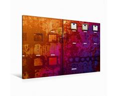 Premium Textil-Leinwand 120 cm x 80 cm quer Ein Motiv aus dem Kalender AUSSER BETRIEB - Industriekultur mit PopArt-Einflüssen | Wandbild, Bild auf Keilrahmen, Fertigbild auf echter Leinwand, Leinwanddruck