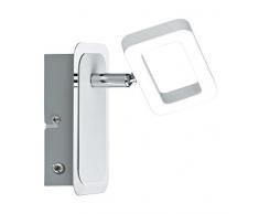 Paulmann 66638 Spotlight Frame 1x4,5W Weià matt/Chrom 230V Metall 666.38 Deckenleuchte Lampe LED Deckenlampe Deckenstrahler