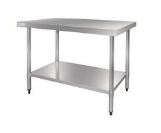 Vogue GJ501Â Edelstahl Tisch, 900Â mm