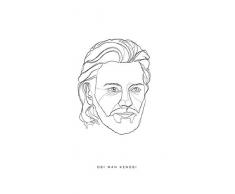 Komar Wandbild Star Wars Classic Force Faces Obi Wan | Kinderzimmer, Jugendzimmer, Dekoration, Kunstdruck | ohne Rahmen | WB103-50x70 | Größe: 50 x 70 cm (Breite x Höhe)