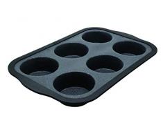 Zenker 685534 Backform für 6 Muffins, Silikon, Fiberglas