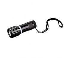 Hama 123192 – (Hand Flashlight Taschenlampe, LED, AAA, Schwarz, Aluminium)