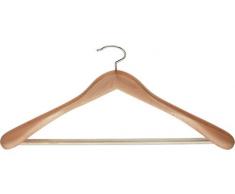 Mawa Kleiderbügel 5700853000 45 cm Bingo Wear Herren/Damen Premium Kleiderbügel, Buche, 40 Stück