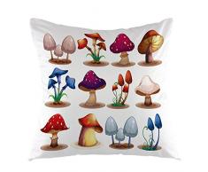 oFloral Überwurf Kissenbezüge Colorful Hirsch Home dekoratives Kissen Case Square Kissenbezug für Sofa Bett Stuhl Couch Dekoration 45,7 x 45,7 cm 18 * 18 Designf-1