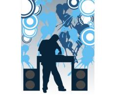 Indigos 4051719789584 Wandtattoo MF577 abstrakte Welt der DJ 40 x 30 cm