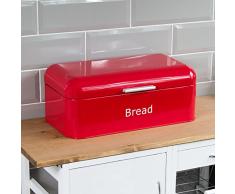 Home Discount ® gebogene Brot Mülleimer kostenloser Versand rot
