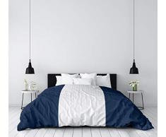 ArtVerse NFS Dallas Football Stripes Bettbezug, Mikrofaser, 68 x 88 cm, Blau und Weiß