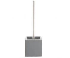 MSV WC Bürste + Halter, Grau