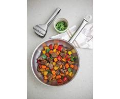 Tramontina 62635260 Professional Edelstahlpfanne, Ø 26cm, Bratpfanne unbeschichtet, spülmaschinengeeignet, für alle Herdarten geeignet, Induktion, 18/10 Stahl