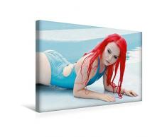 Calvendo Premium Textil-Leinwand 45 cm x 30 cm quer, EIN Motiv aus dem Kalender SommermÃ¤dchen - Sexy Summer Girls | Wandbild, Bild auf Keilrahmen, Fertigbild Leinwand, Leinwanddruck Menschen Menschen