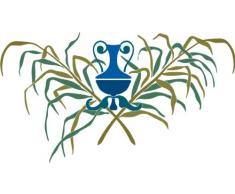 INDIGOS 4051719766035 Wandtattoo MF411 Maisernte und Krug 60 x 33 cm