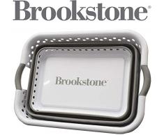 Brookstone Wäschekorb, zusammenklappbar Wäschekorb, zusammenklappbar, Grau