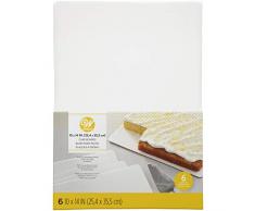 Wilton Kuchenplatte 48,3 x 33 cm 10x14 weiß